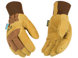 Kinco - Hydroflector™ Lined Waterproof Suede Pigskin Palm With Knit Wrist [1958kwp]