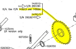 [143013] Norse - Chain Wheel | Model 290, 390 [143013]